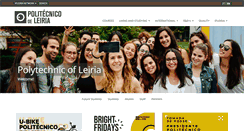 Desktop Screenshot of ipleiria.pt